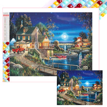 Load image into Gallery viewer, Diamond Painting - Full Square - Seaside cottage (40*30CM)
