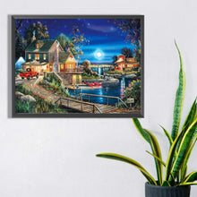 Load image into Gallery viewer, Diamond Painting - Full Square - Seaside cottage (40*30CM)
