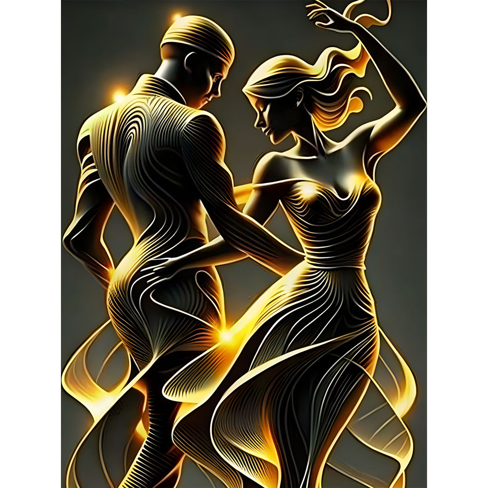 Diamond Painting - Full Round - Art dancing girl (30*40CM)