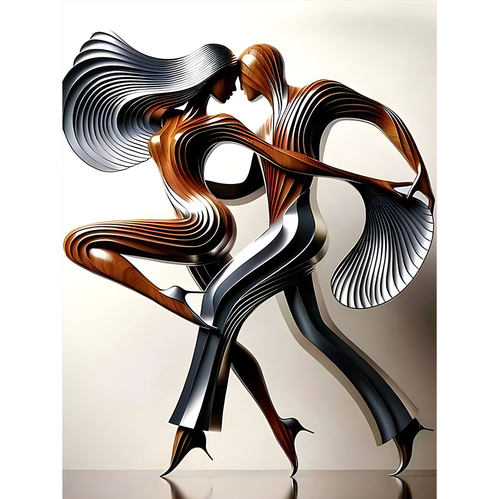Diamond Painting - Full Round - Art dancing girl (30*40CM)