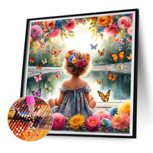 Load image into Gallery viewer, Diamond Painting - Full Round - Girl with back view (30*30CM)

