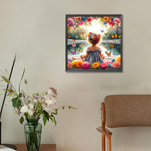 Load image into Gallery viewer, Diamond Painting - Full Round - Girl with back view (30*30CM)
