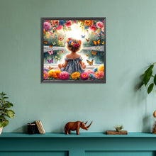 Load image into Gallery viewer, Diamond Painting - Full Round - Girl with back view (30*30CM)
