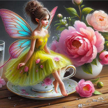 Load image into Gallery viewer, Diamond Painting - Full Round - Teacup fairy (30*30CM)
