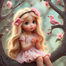 Load image into Gallery viewer, Diamond Painting - Full Round - Optimistic girl (30*30CM)
