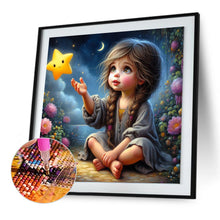 Load image into Gallery viewer, Diamond Painting - Full Round - Optimistic girl (30*30CM)
