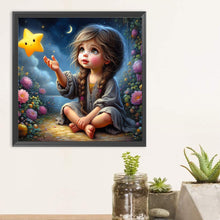 Load image into Gallery viewer, Diamond Painting - Full Round - Optimistic girl (30*30CM)
