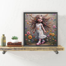 Load image into Gallery viewer, Diamond Painting - Full Round - Optimistic girl (30*30CM)
