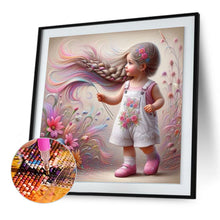 Load image into Gallery viewer, Diamond Painting - Full Round - Optimistic girl (30*30CM)
