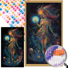 Load image into Gallery viewer, AB Diamond Painting - Full Round - Goddess of nature (40*70CM)
