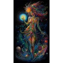 Load image into Gallery viewer, AB Diamond Painting - Full Round - Goddess of nature (40*70CM)
