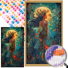 Load image into Gallery viewer, AB Diamond Painting - Full Round - Goddess of nature (40*70CM)
