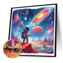 Load image into Gallery viewer, Diamond Painting - Full Round - Astronauts travel the planet (30*30CM)
