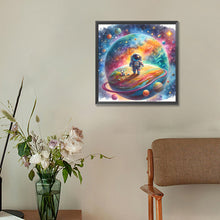 Load image into Gallery viewer, Diamond Painting - Full Round - Astronauts travel the planet (30*30CM)
