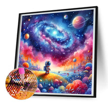 Load image into Gallery viewer, Diamond Painting - Full Round - Astronauts travel the planet (30*30CM)
