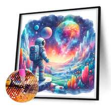 Load image into Gallery viewer, Diamond Painting - Full Round - Astronauts travel the planet (30*30CM)
