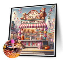 Load image into Gallery viewer, Diamond Painting - Full Round - Amusement park candy and snack shop (40*40CM)
