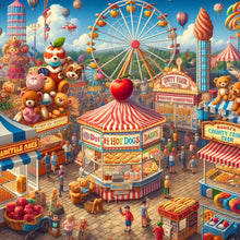 Load image into Gallery viewer, Diamond Painting - Full Round - Happy amusement park (40*40CM)
