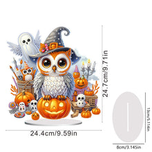 Load image into Gallery viewer, Acrylic Special Shape Halloween Pumpkin Table Top Diamond Painting Ornament Kits
