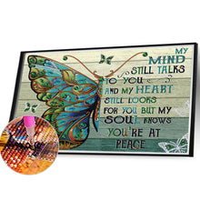 Load image into Gallery viewer, Diamond Painting - Partial Special Shaped - Butterfly English (30*40CM)
