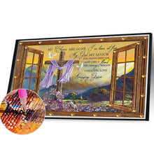 Load image into Gallery viewer, Diamond Painting - Partial Special Shaped - Cross faith English (30*40CM)

