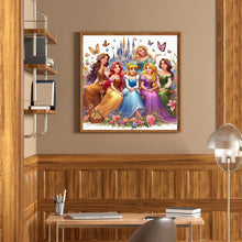 Load image into Gallery viewer, Diamond Painting - Full Round - Disney princess (50*50CM)
