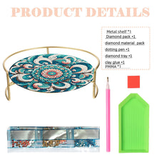 Load image into Gallery viewer, Acrylic Butterfly Diamond Painting Bathroom Tray Rhinestone Painting Vanity Tray
