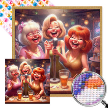 Load image into Gallery viewer, AB Diamond Painting - Full Round - Old bar party (40*40CM)
