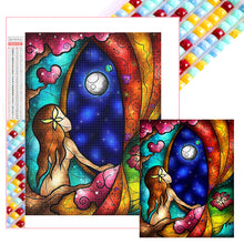 Load image into Gallery viewer, Diamond Painting - Full Square - Moon-watching (40*50CM)
