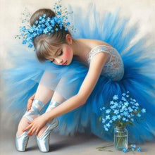 Load image into Gallery viewer, Diamond Painting - Full Round - Ballet girl (40*40CM)
