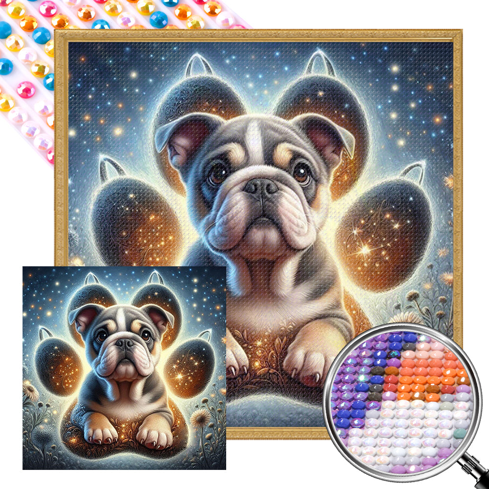 AB Diamond Painting - Full Round - Dog paw pad animal series (40*40CM)