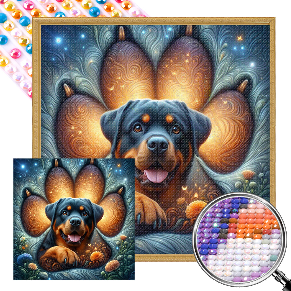 AB Diamond Painting - Full Round - Dog paw pad animal series (40*40CM)