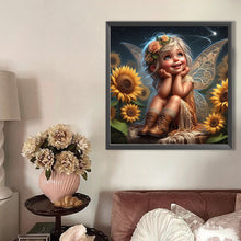 Load image into Gallery viewer, AB Diamond Painting - Full Round - Cute girl (40*40CM)
