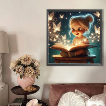 Load image into Gallery viewer, AB Diamond Painting - Full Round - Cute girl (40*40CM)
