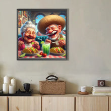 Load image into Gallery viewer, AB Diamond Painting - Full Round - Old age life (40*40CM)
