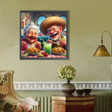 Load image into Gallery viewer, AB Diamond Painting - Full Round - Old age life (40*40CM)
