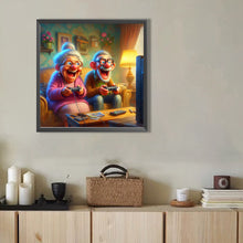 Load image into Gallery viewer, AB Diamond Painting - Full Round - Old age life (40*40CM)
