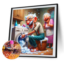 Load image into Gallery viewer, AB Diamond Painting - Full Round - Old age life (40*40CM)
