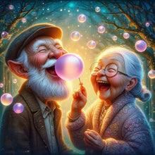 Load image into Gallery viewer, AB Diamond Painting - Full Round - Old age life (40*40CM)
