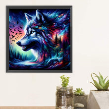 Load image into Gallery viewer, Diamond Painting - Full Round - Dark night wolf (30*30CM)
