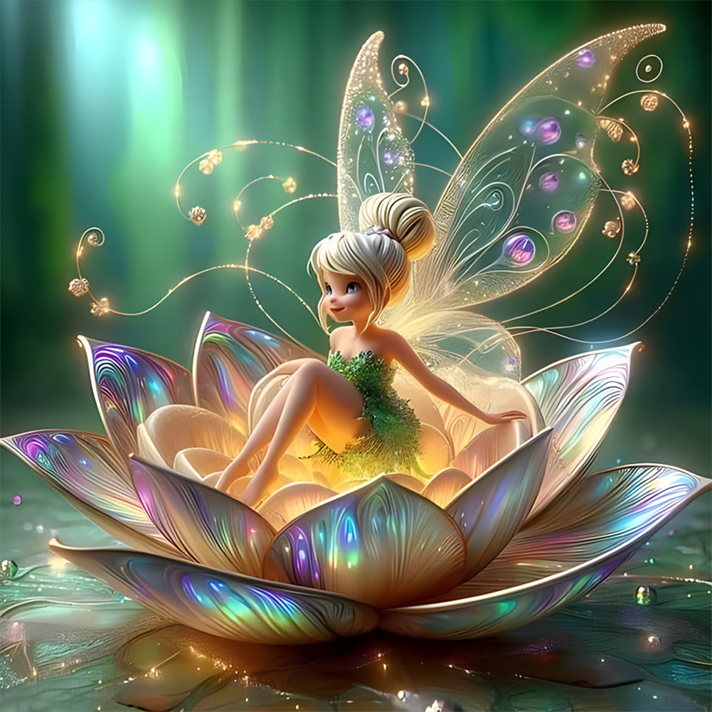 Diamond Painting - Full Round - Fantastic fairy (30*30CM)