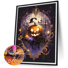 Load image into Gallery viewer, Diamond Painting - Full Round - Halloween pumpkin (30*40CM)
