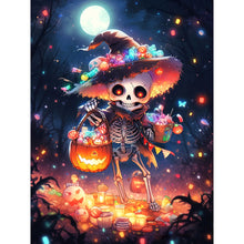 Load image into Gallery viewer, Diamond Painting - Full Round - Halloween candy skull (30*40CM)
