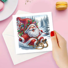 Load image into Gallery viewer, 6Pcs Christmas Christmas Gifts DIY Diamond Painting Card Diamond Daily Wish Card
