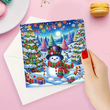 Load image into Gallery viewer, 6Pcs Christmas Christmas Gifts DIY Diamond Painting Card Diamond Daily Wish Card
