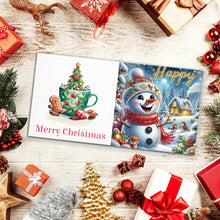 Load image into Gallery viewer, 6Pcs Christmas Christmas Gifts DIY Diamond Painting Card Diamond Daily Wish Card
