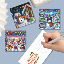 Load image into Gallery viewer, 6Pcs Christmas Christmas Gifts DIY Diamond Painting Card Diamond Daily Wish Card
