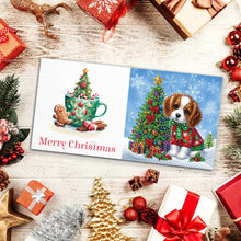 Load image into Gallery viewer, 6Pcs Christmas Christmas Gifts DIY Diamond Painting Card Diamond Daily Wish Card
