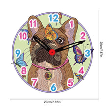 Load image into Gallery viewer, Wooden Diamond Painting Clock Animals Diamond Art Clock Pendants Kit for Desktop
