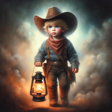 Load image into Gallery viewer, Diamond Painting - Full Round - Indian child (40*40CM)
